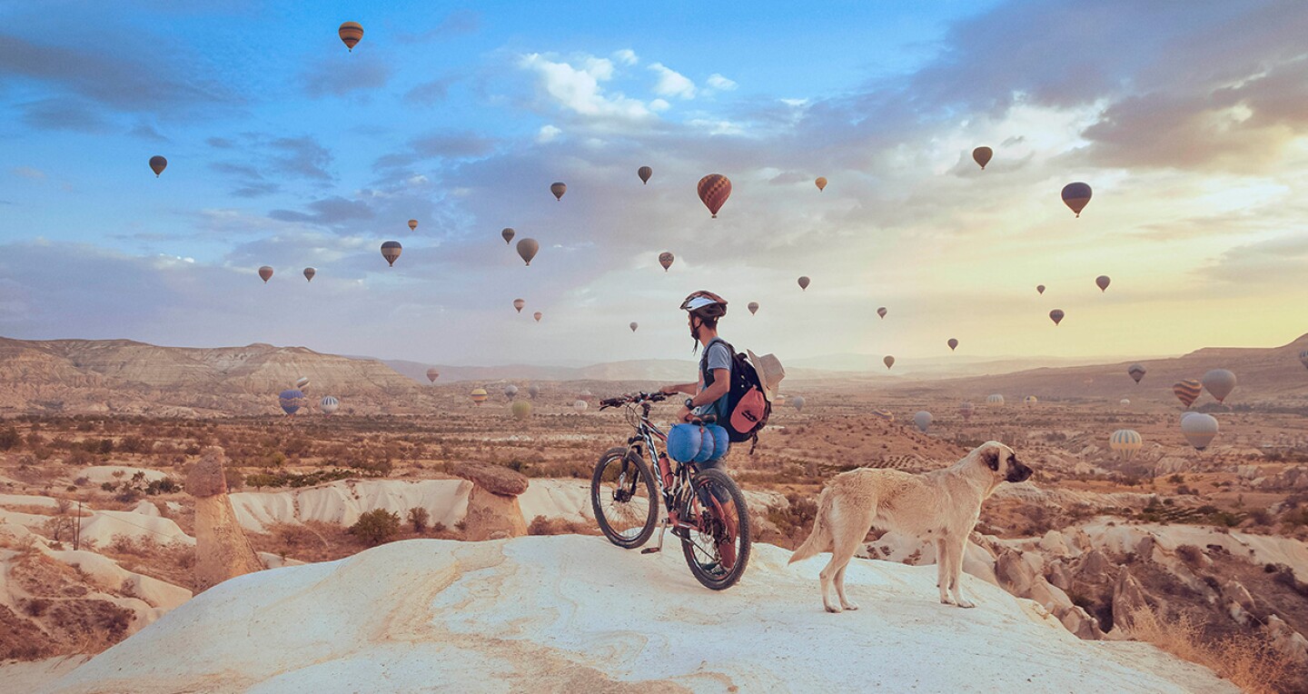 Fietsen in Cappadocia