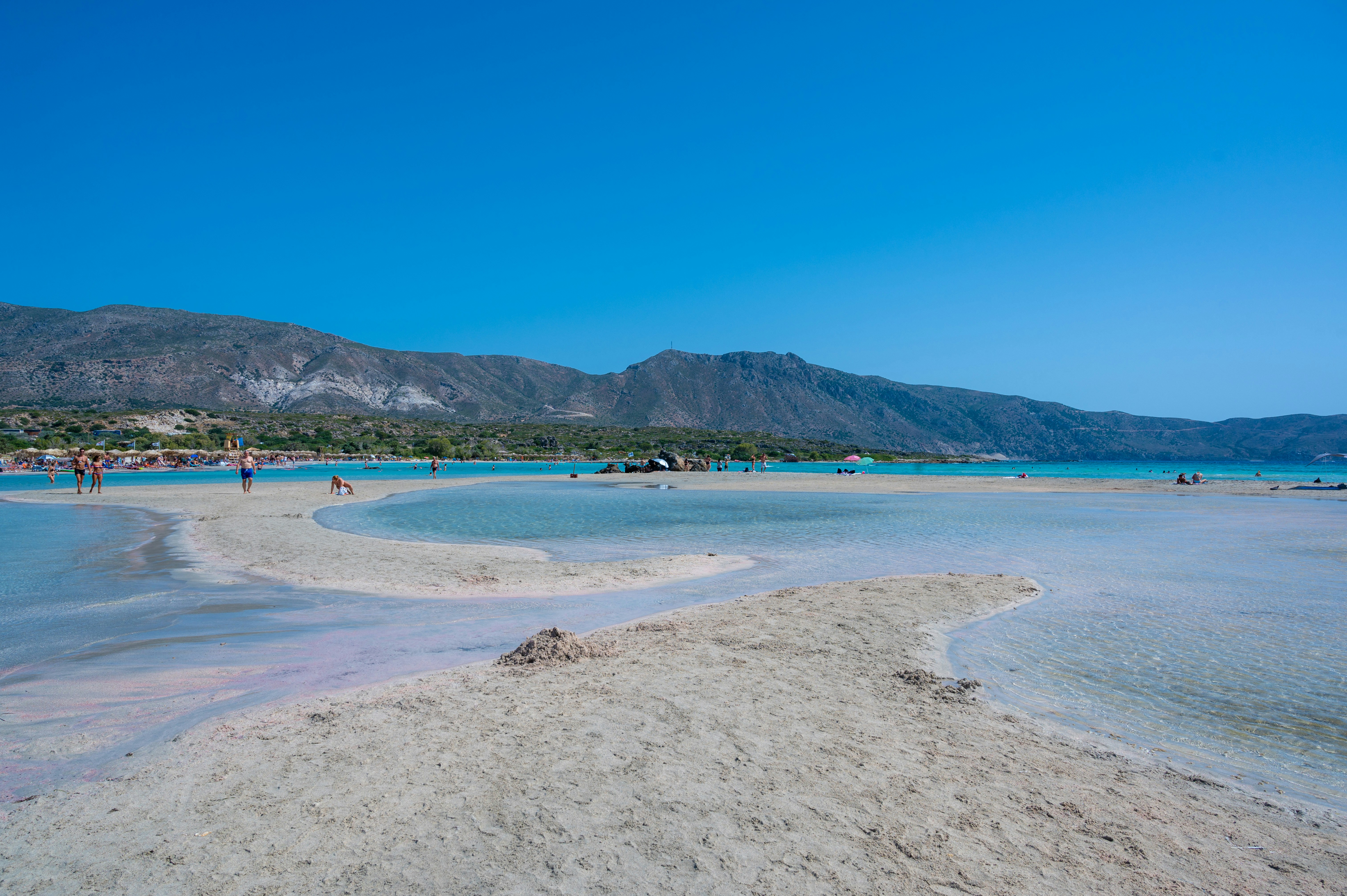 strand van Elafonissi, Kreta