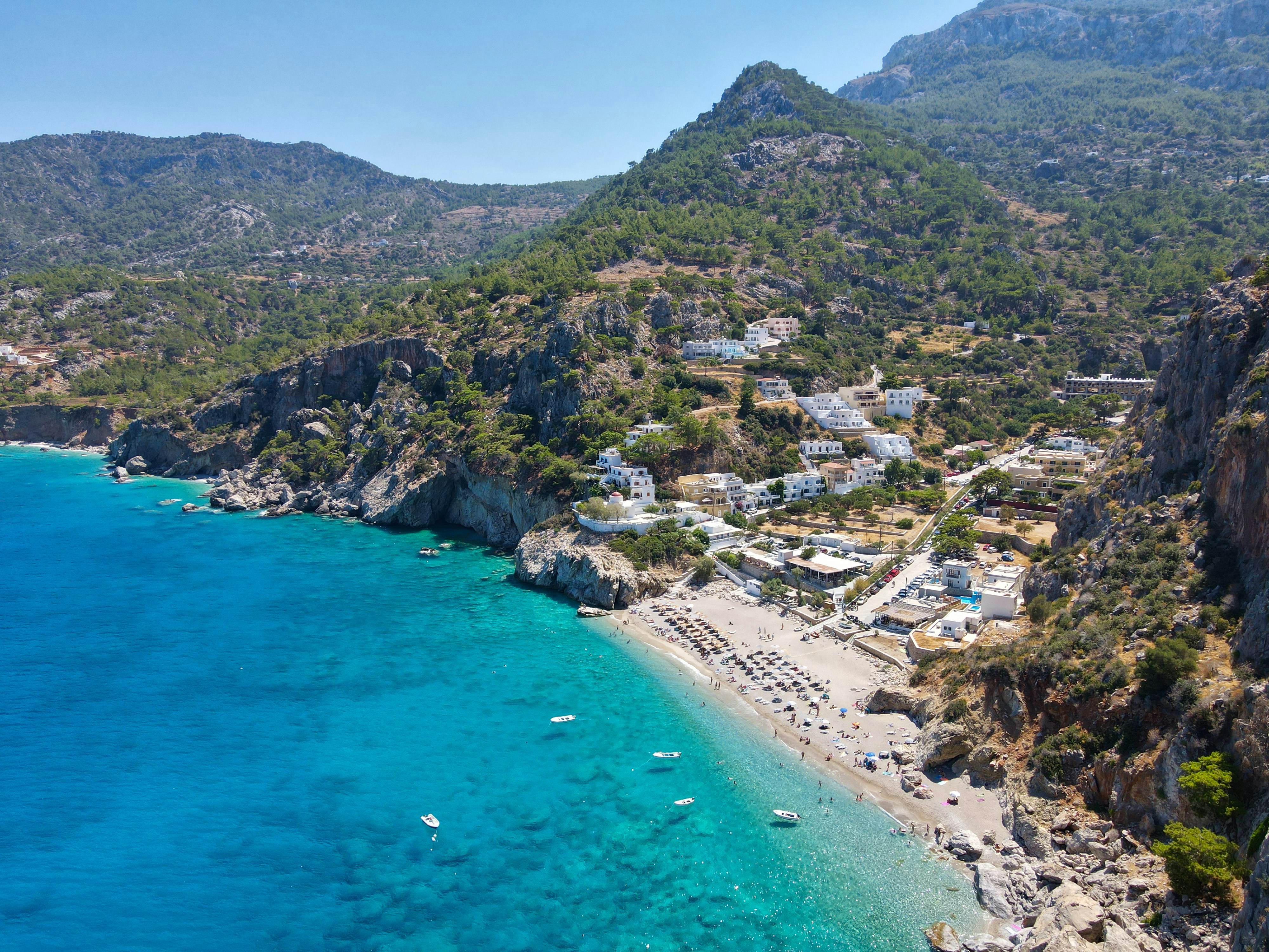 Kyra Panagia beach in Karpathos