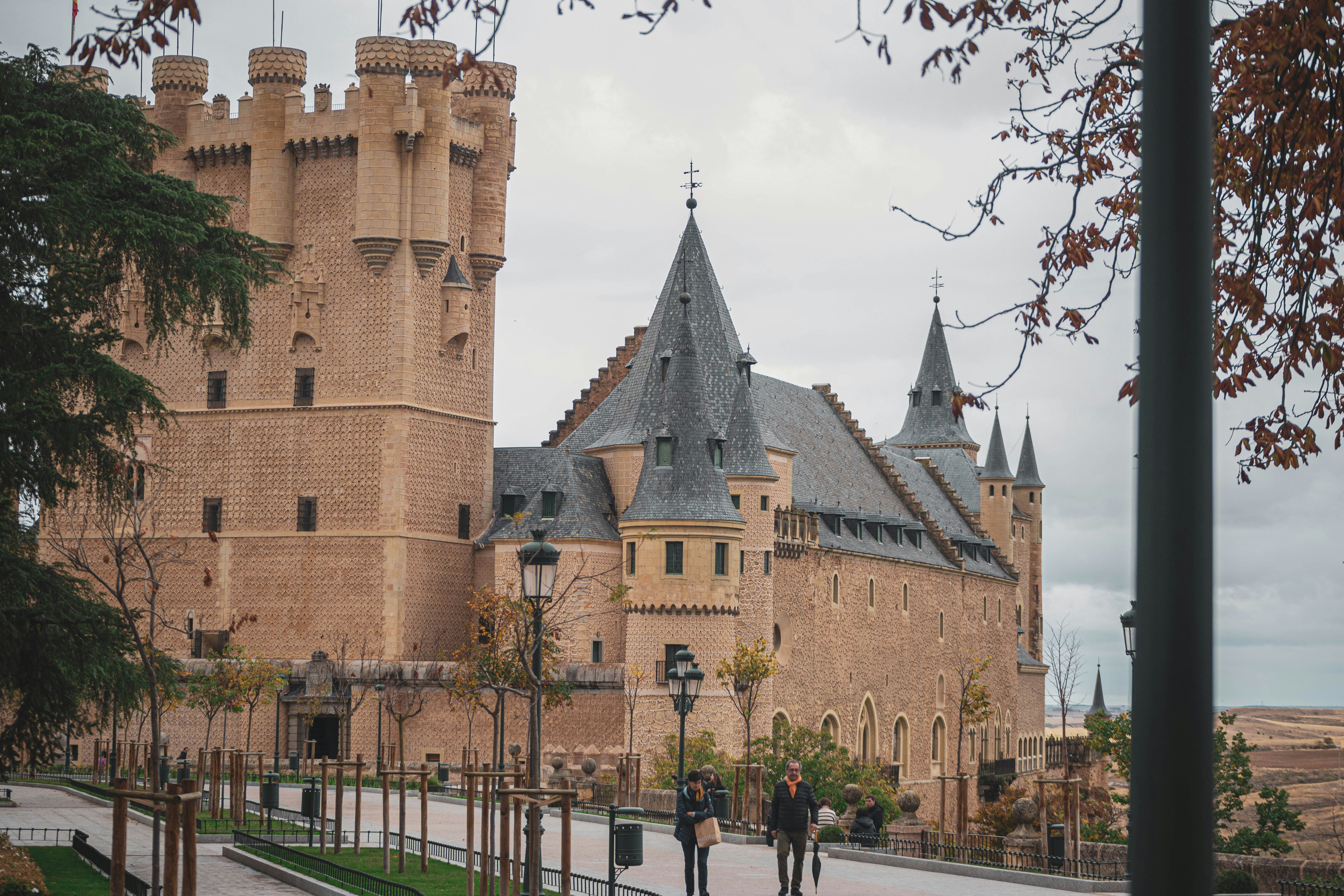 Het Alcázar-kasteel van Segovia 