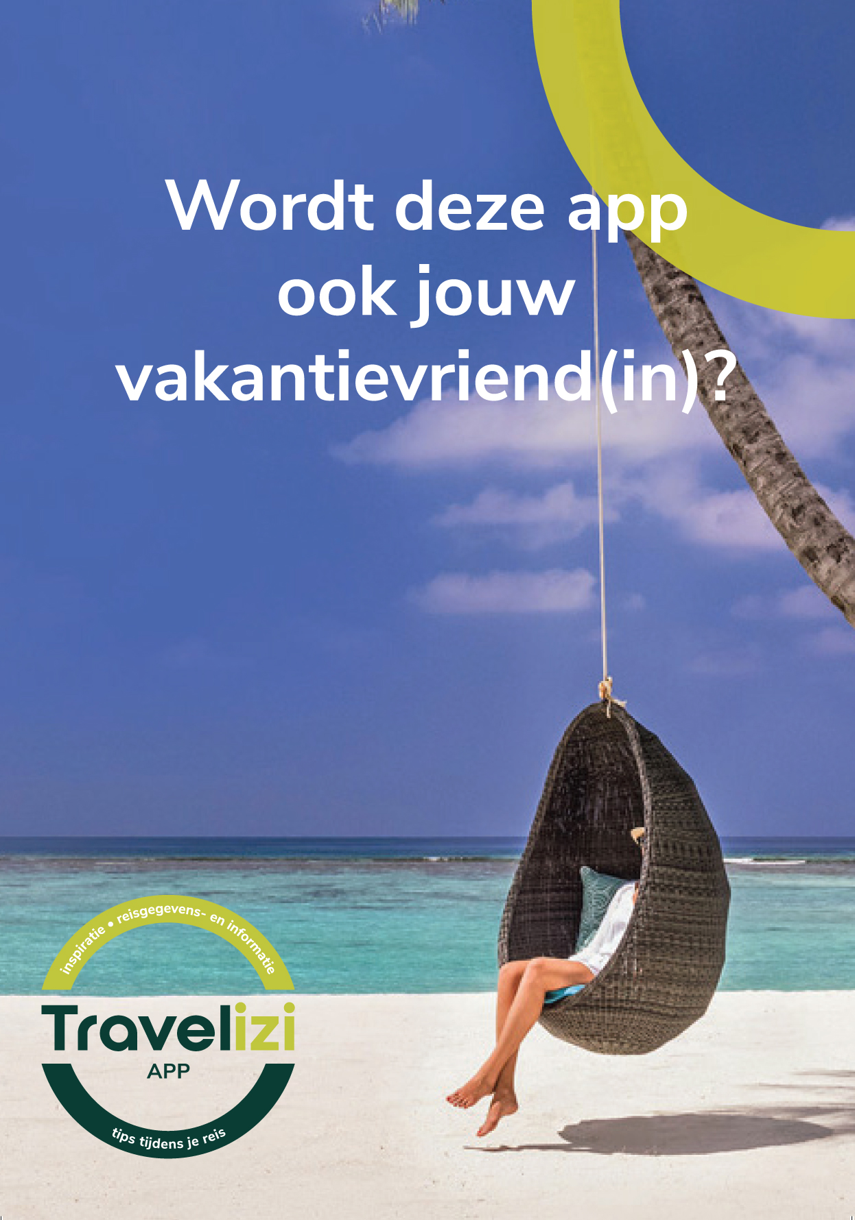 Travelizi flyer app voorkant