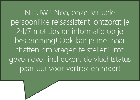 Noa onze virtuele persoonlijke reisassistent