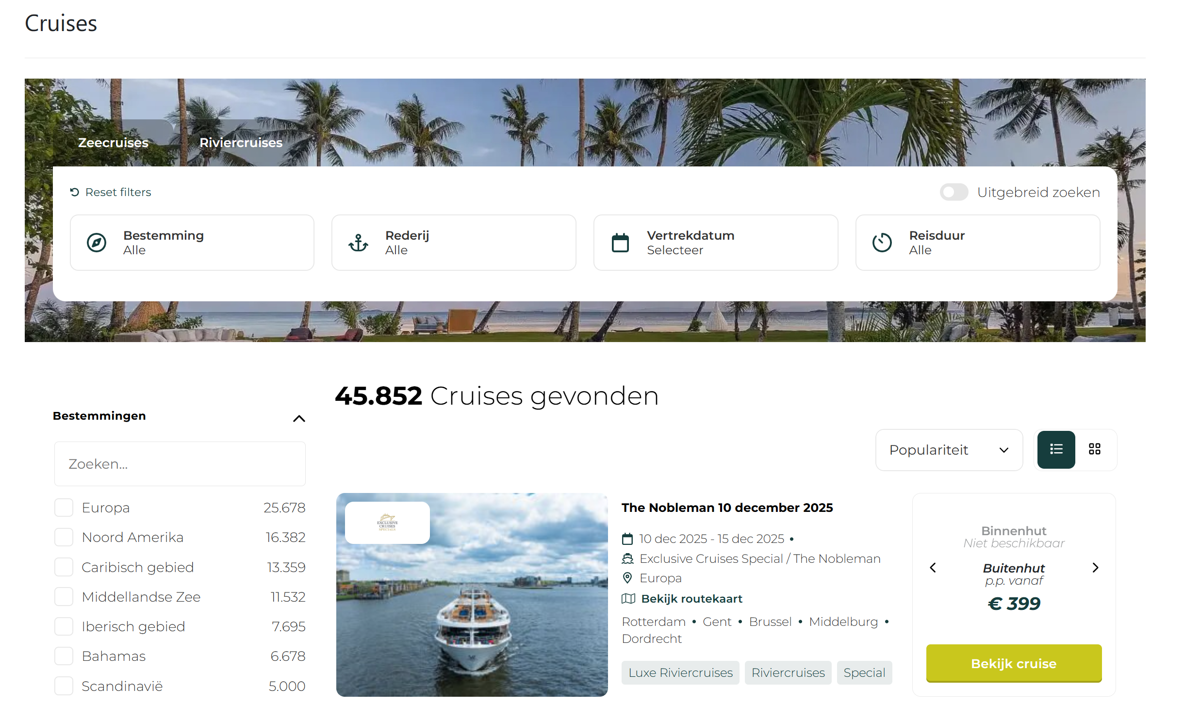 Travelizi cruisewebsite
