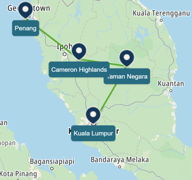 Rondreis West Maleisië