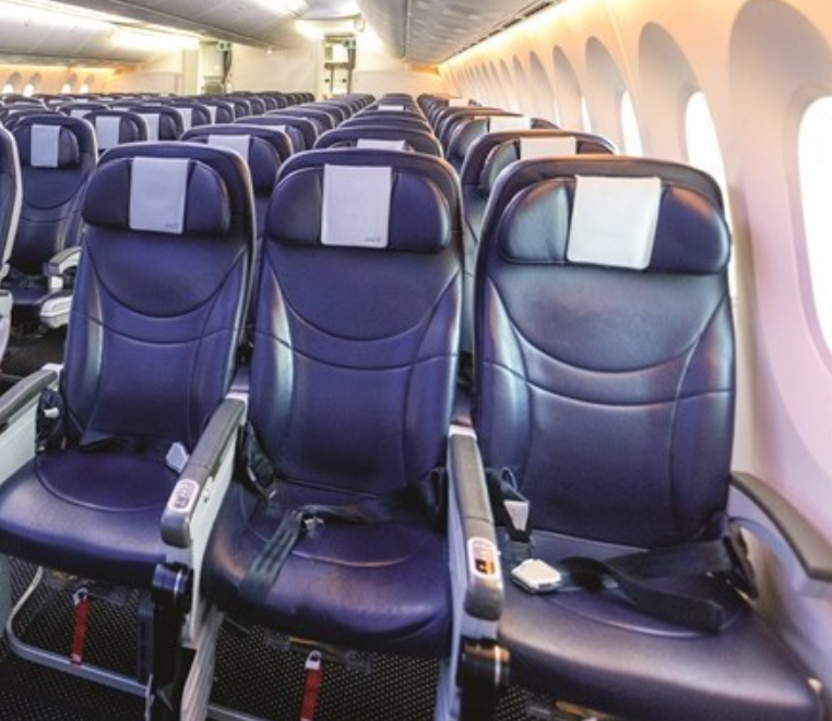 TUI- fly economy stoelen