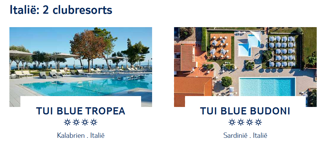 TUI BLUE Sardinië