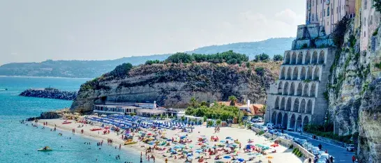 Tropea strand, Italie